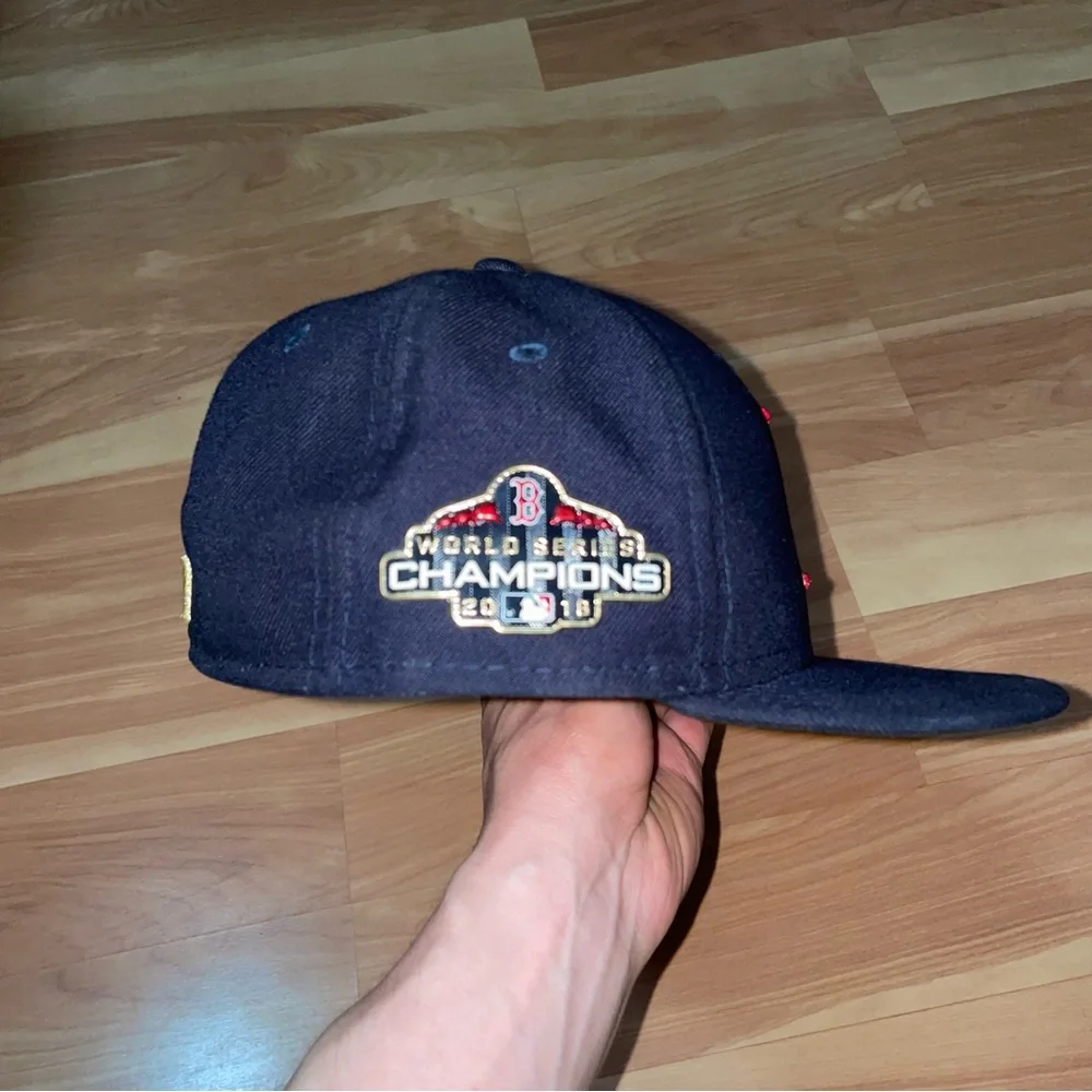 Boston Red Sox Boys Cap Hat MLB New Era 59Fifty Official On Field Size 52 Cm